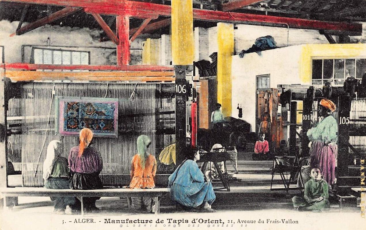 Alger - Avenue de Frais Vallon - Manufacture de Tapis d'Orient.jpg